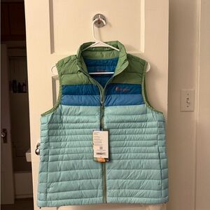 Fuego Down Vest
Women's Medium
Kelp/Sea Glass Color